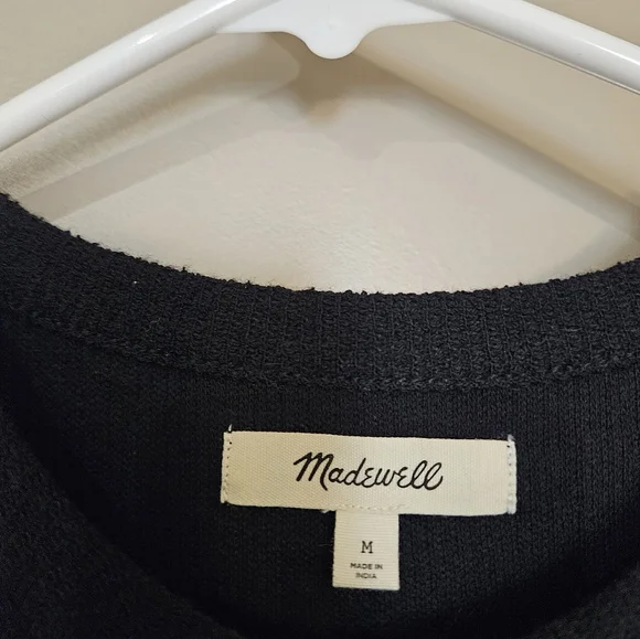 Madewell Black Sleeveless Button-Down Shirt medium - Picture 2 of 4